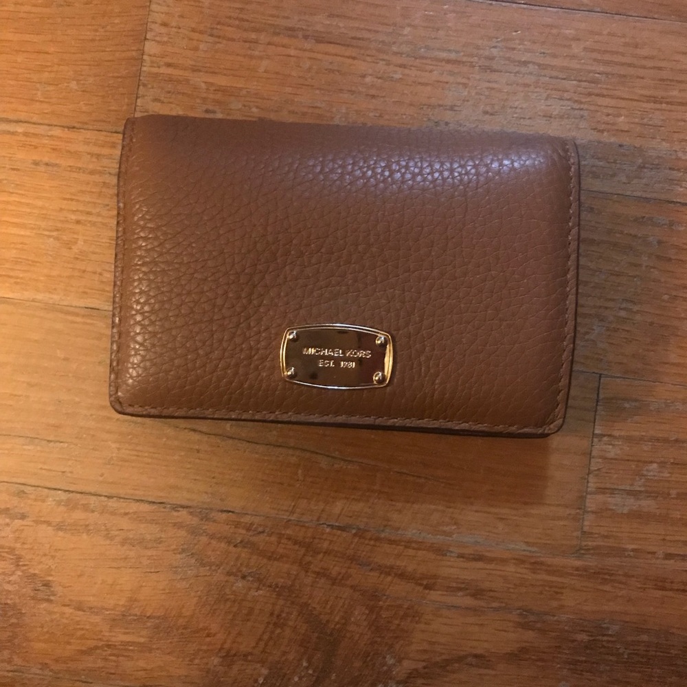 Michael Kors Tan Compact Wallet